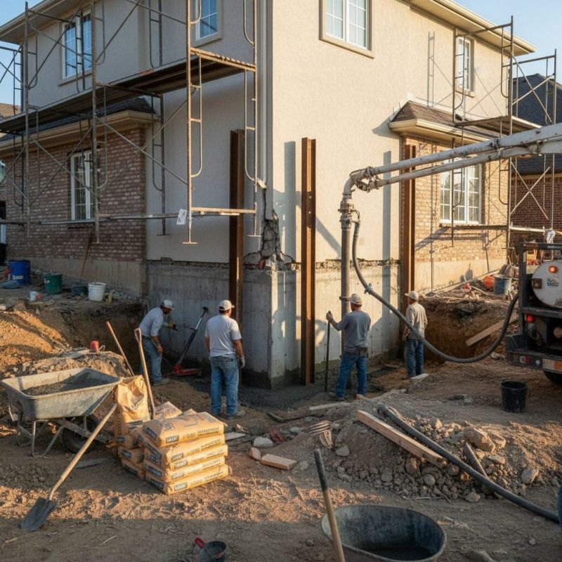 Cement Foundation Construction